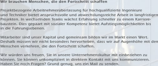 Bewerber Ingenieure Techniker